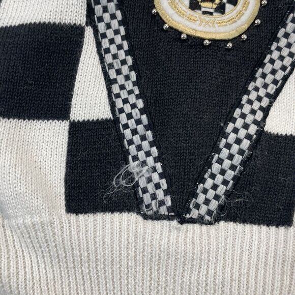 RARE Vintage Jaguar Car Sweater Men’s M Women’s L Novelty JAGUAR SPORTS Racing - Picture 4 of 10